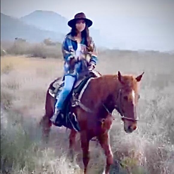 New Distressed Aztec Shacket - Picture 1 of 9